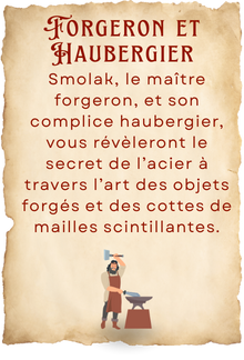forgeron et haubergier forgeron et haubergier